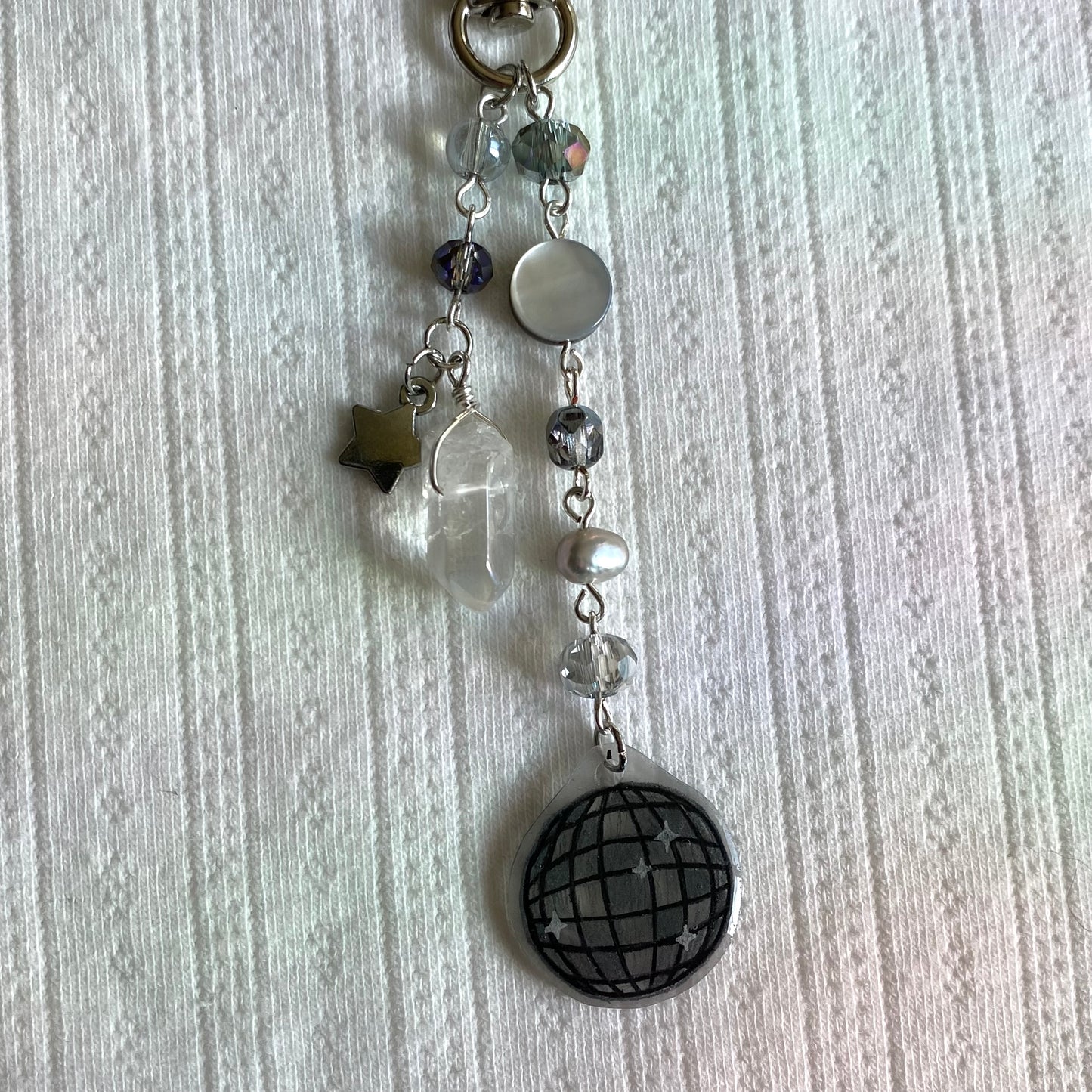 Folklore Mirrorball Keychain