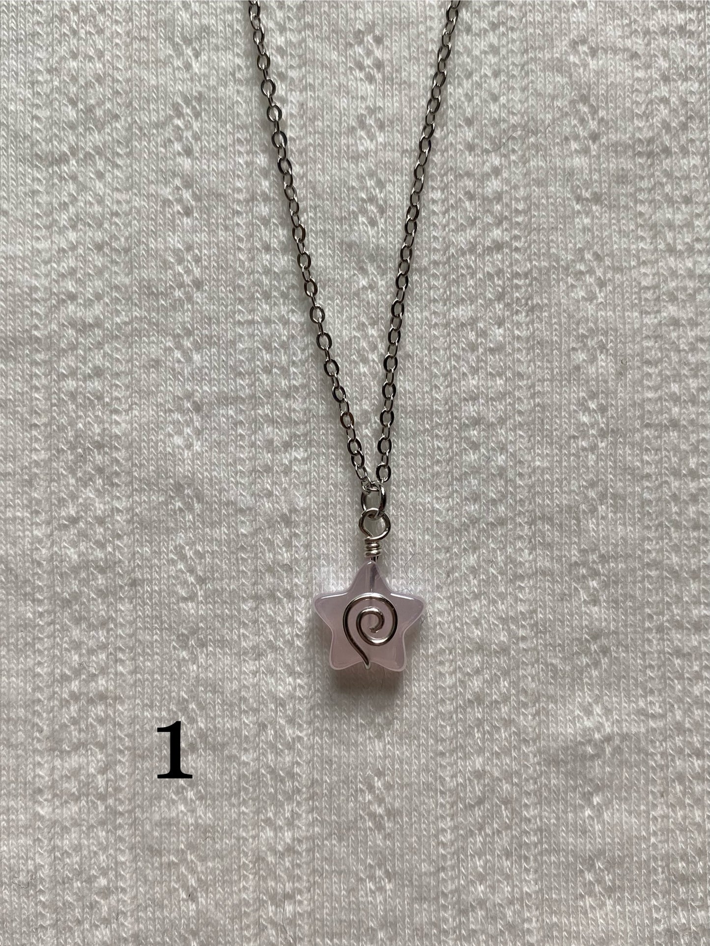 Swirly Star Charm Necklaces