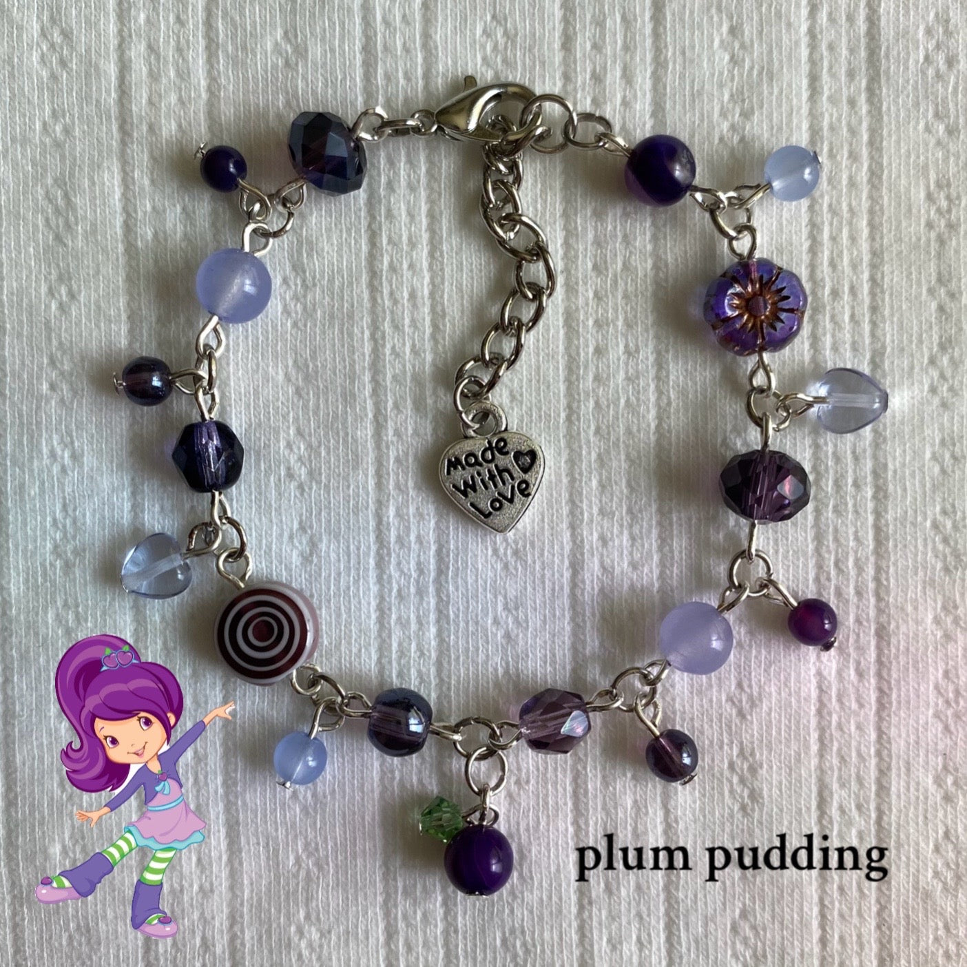 Strawberry Shortcake Inspired Charm Bracelets