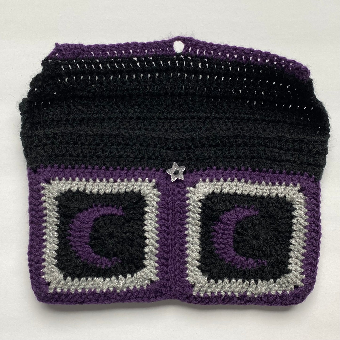 Witchy Moon Crochet Book Sleeve