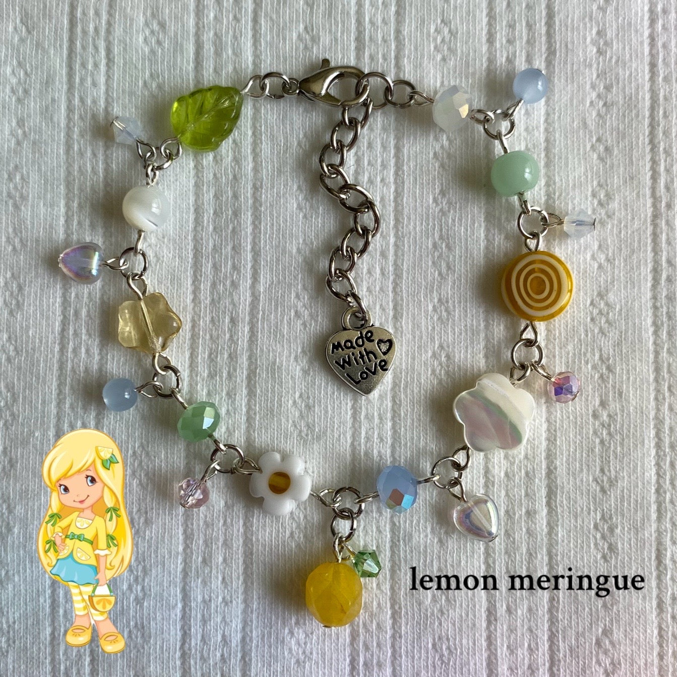 Strawberry Shortcake Inspired Charm Bracelets
