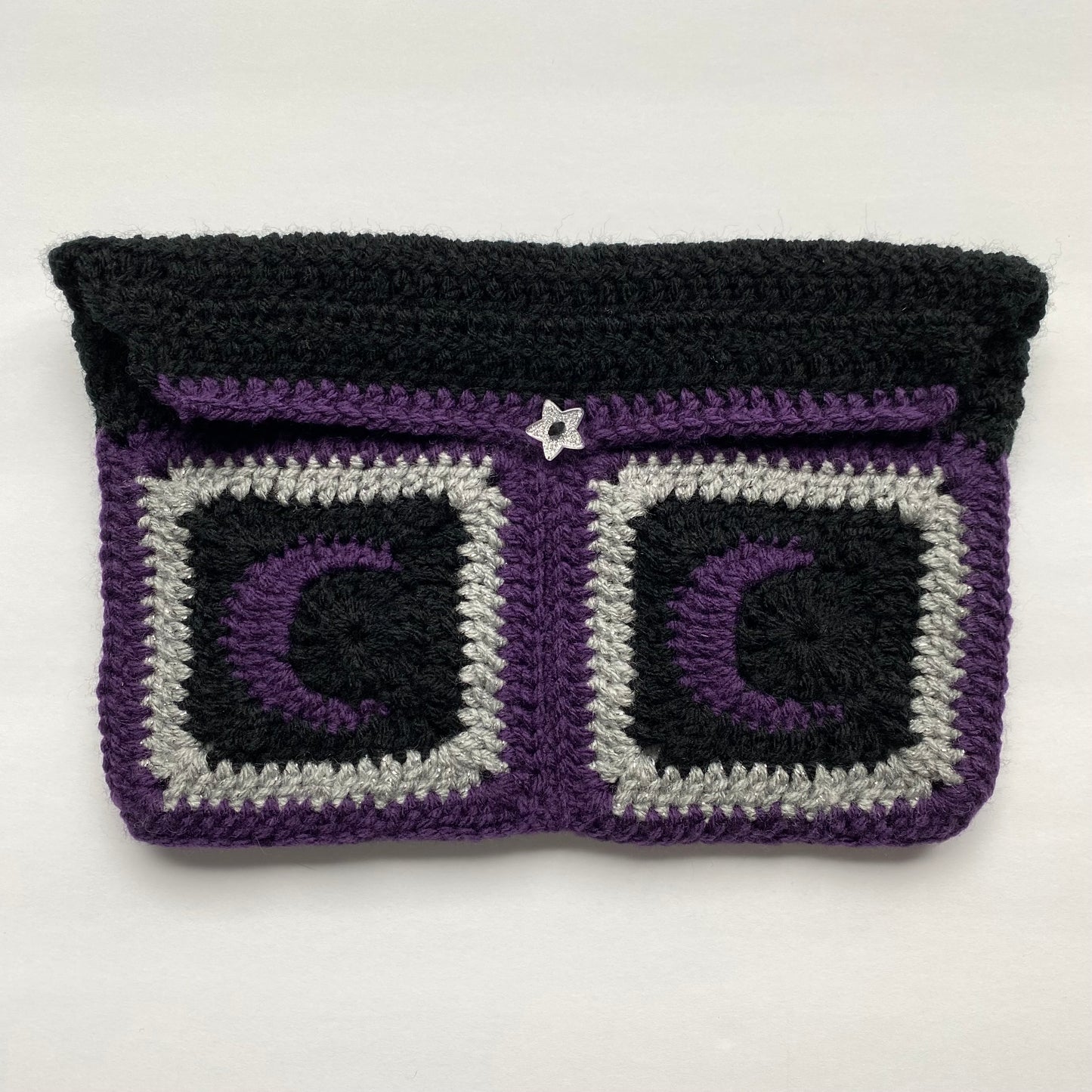 Witchy Moon Crochet Book Sleeve