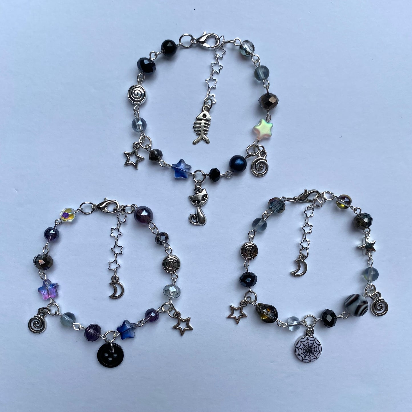 Coraline Beaded Charm Bracelets