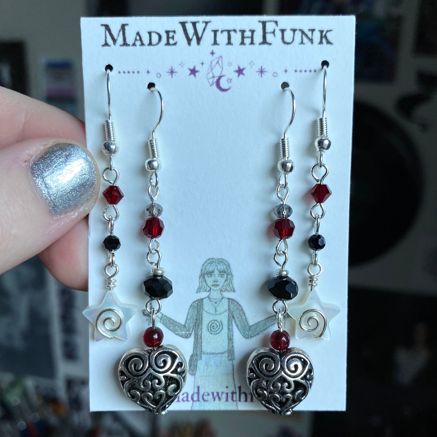 Whimsy Vampire Earring Set
