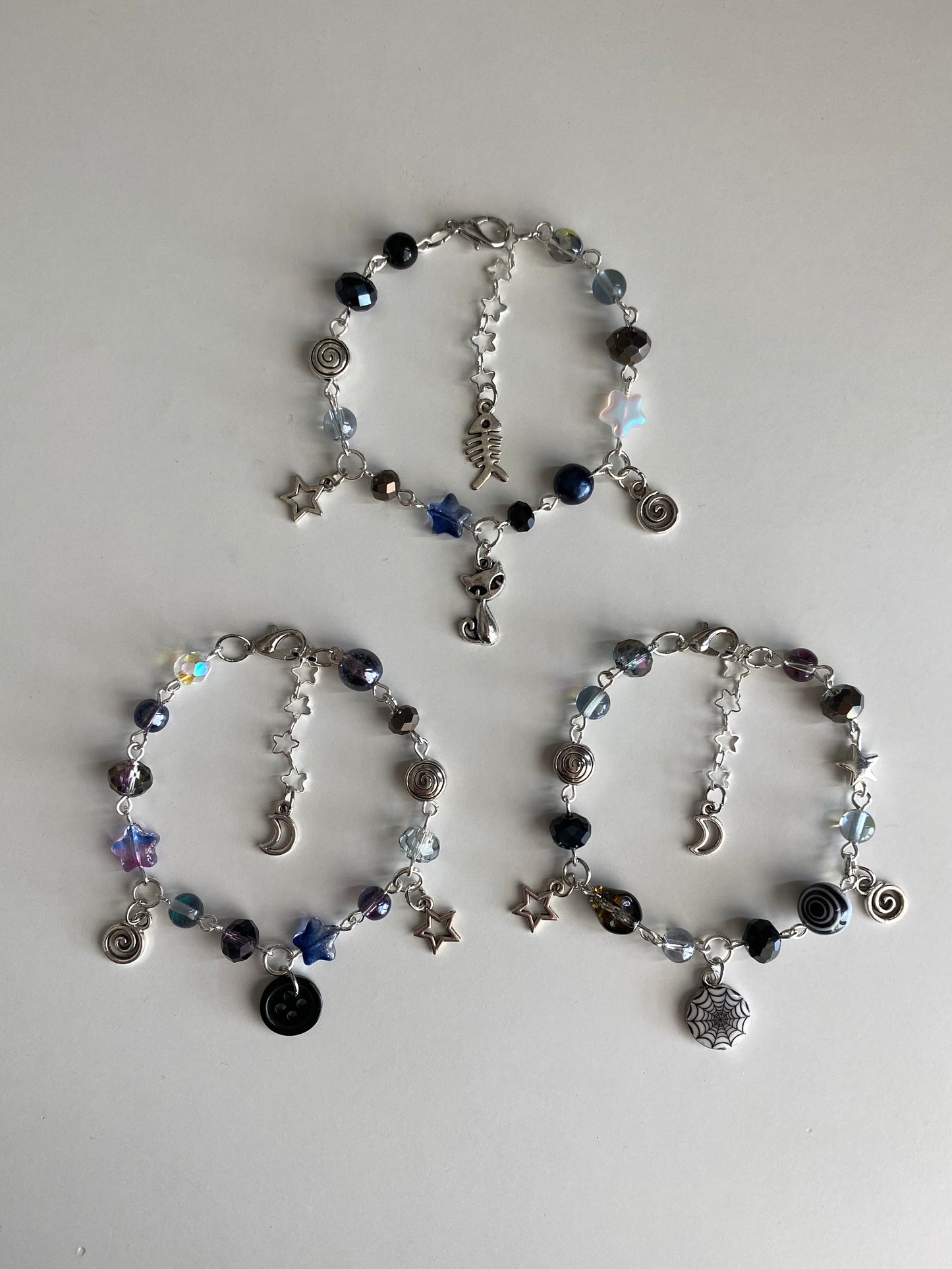 Coraline Beaded Charm Bracelets