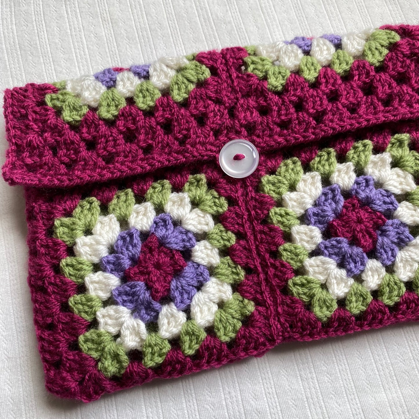 Spring Crochet Booksleeve