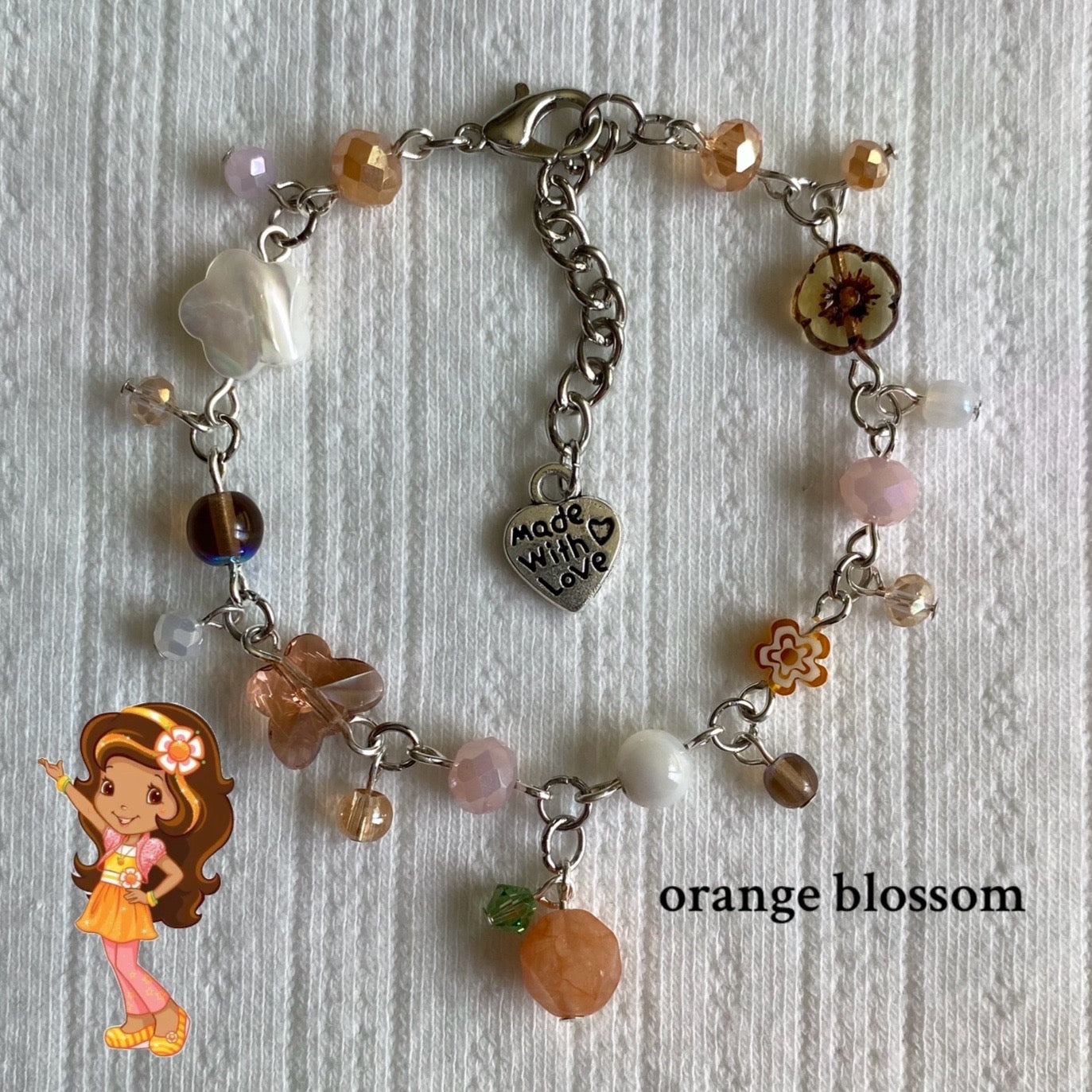 Strawberry Shortcake Inspired Charm Bracelets