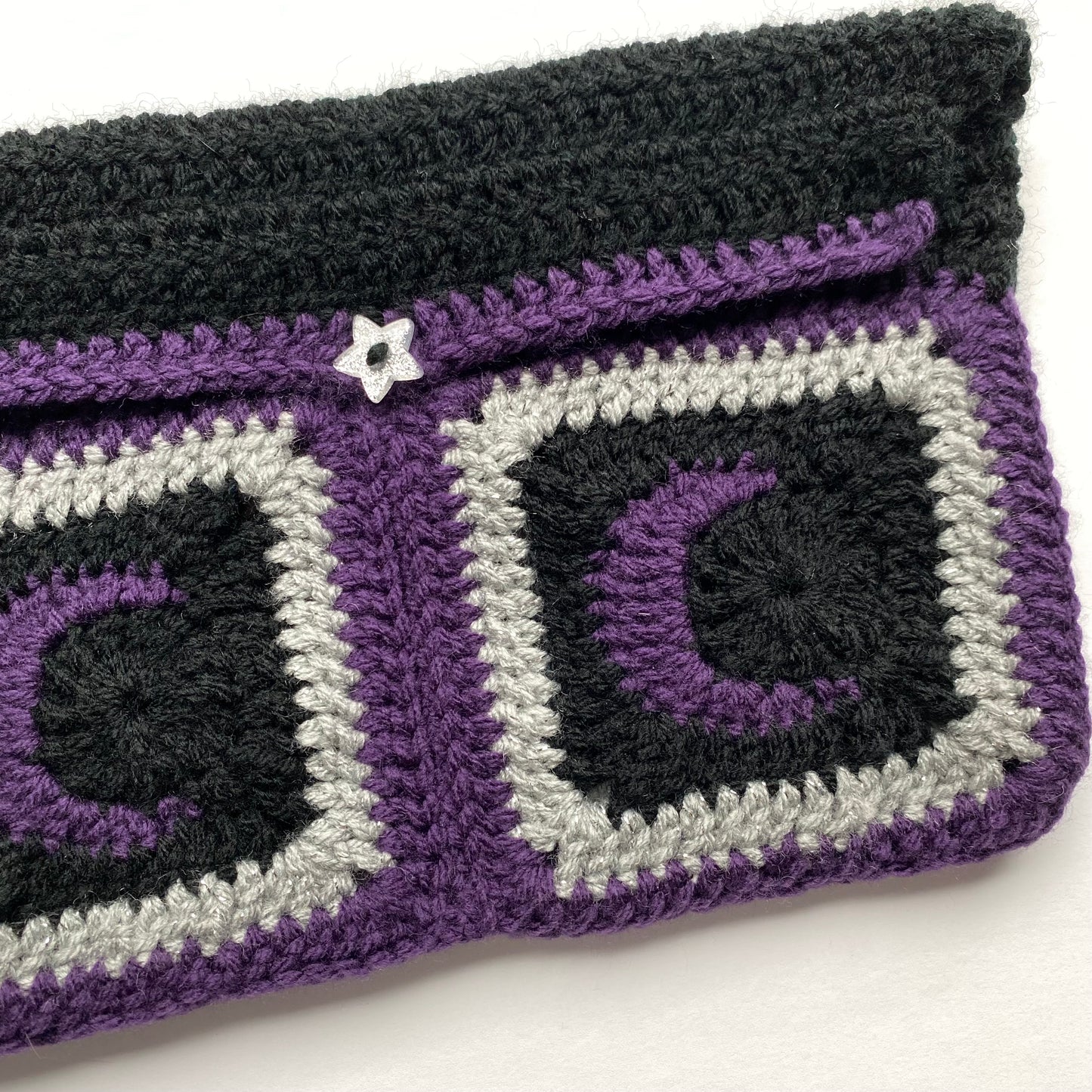 Witchy Moon Crochet Book Sleeve