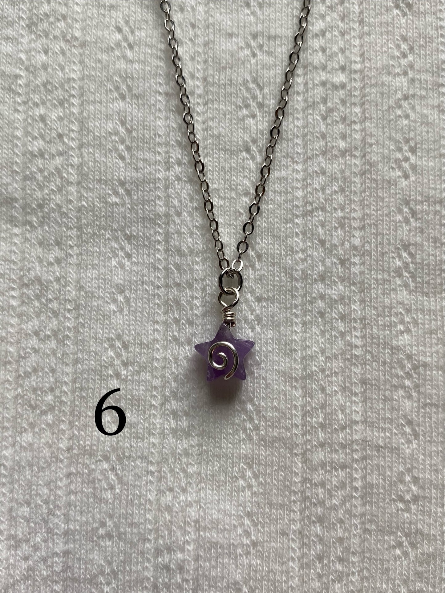 Swirly Star Charm Necklaces