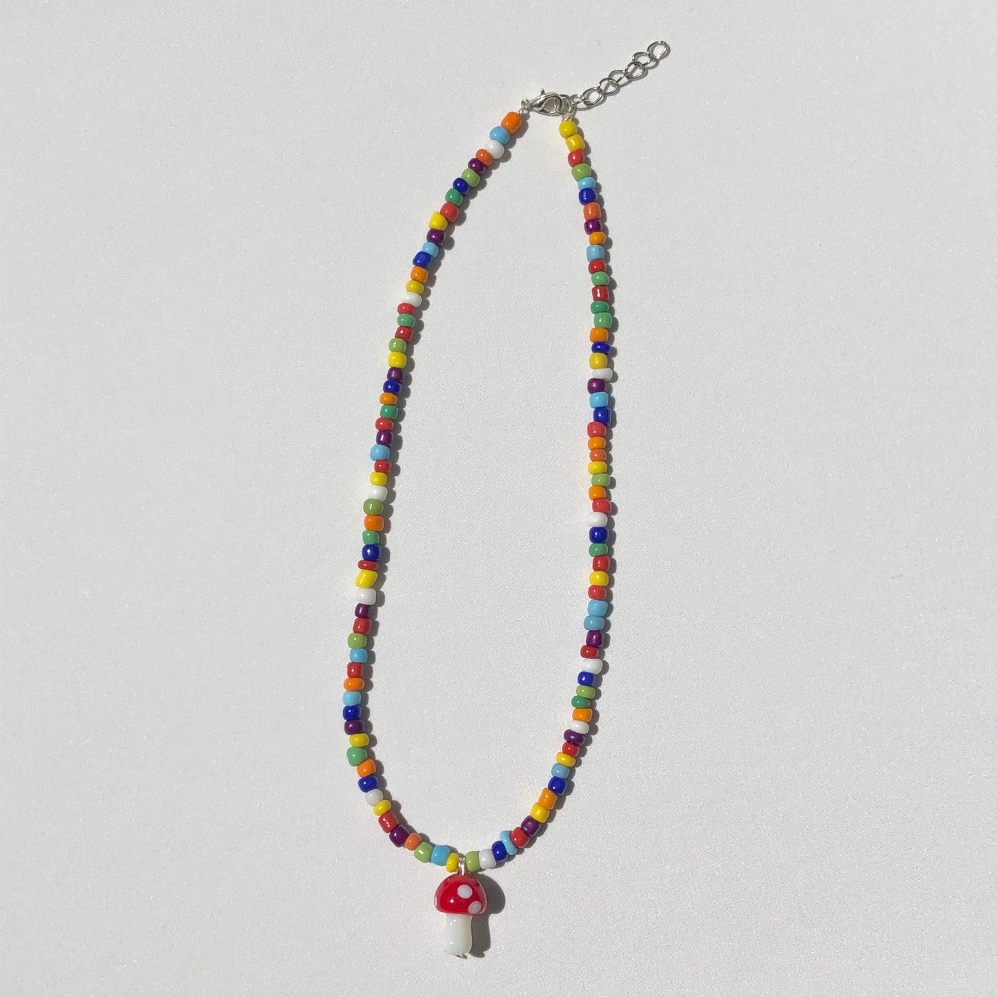 Multicolour Mushroom Necklace