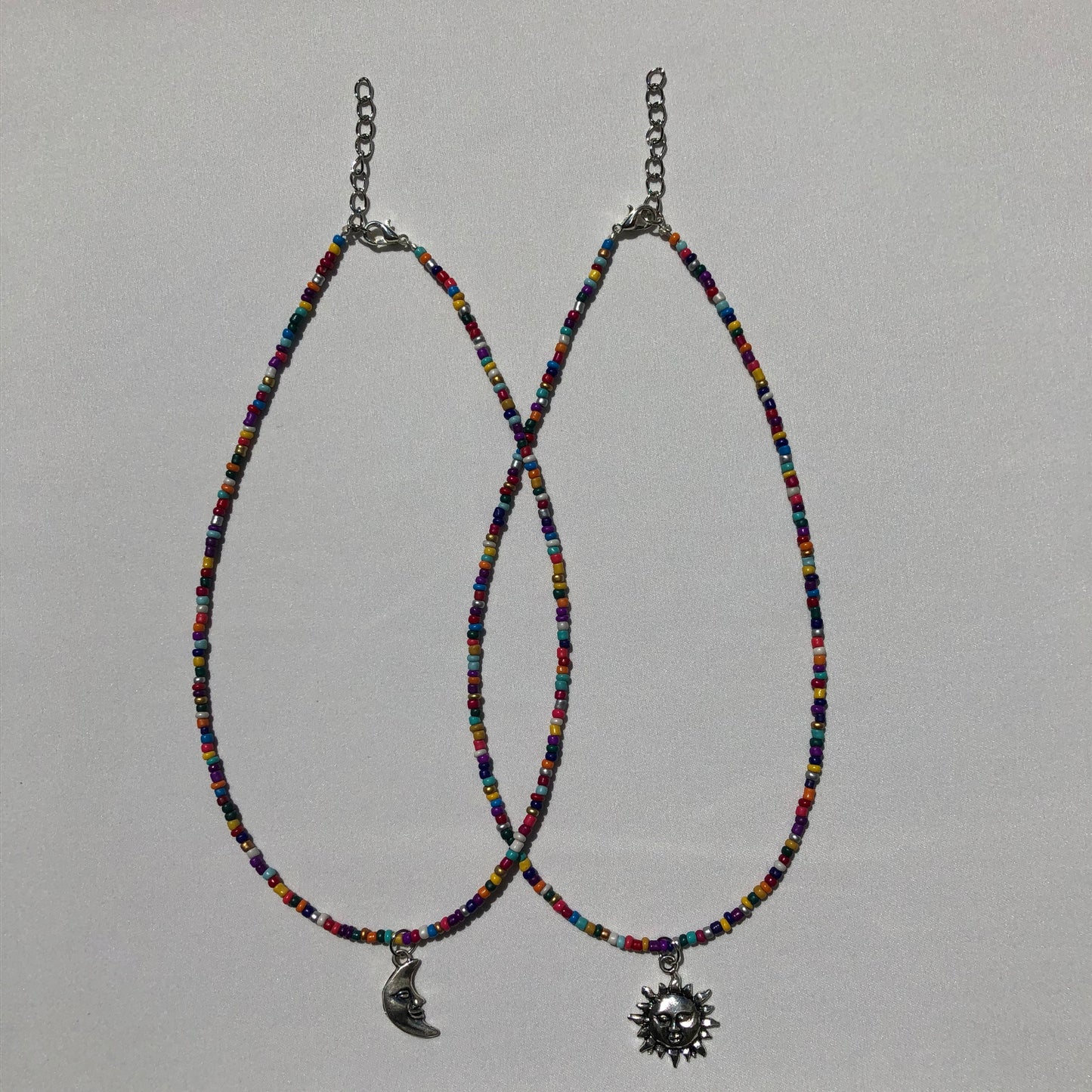 Multicolour Sun & Moon Necklaces