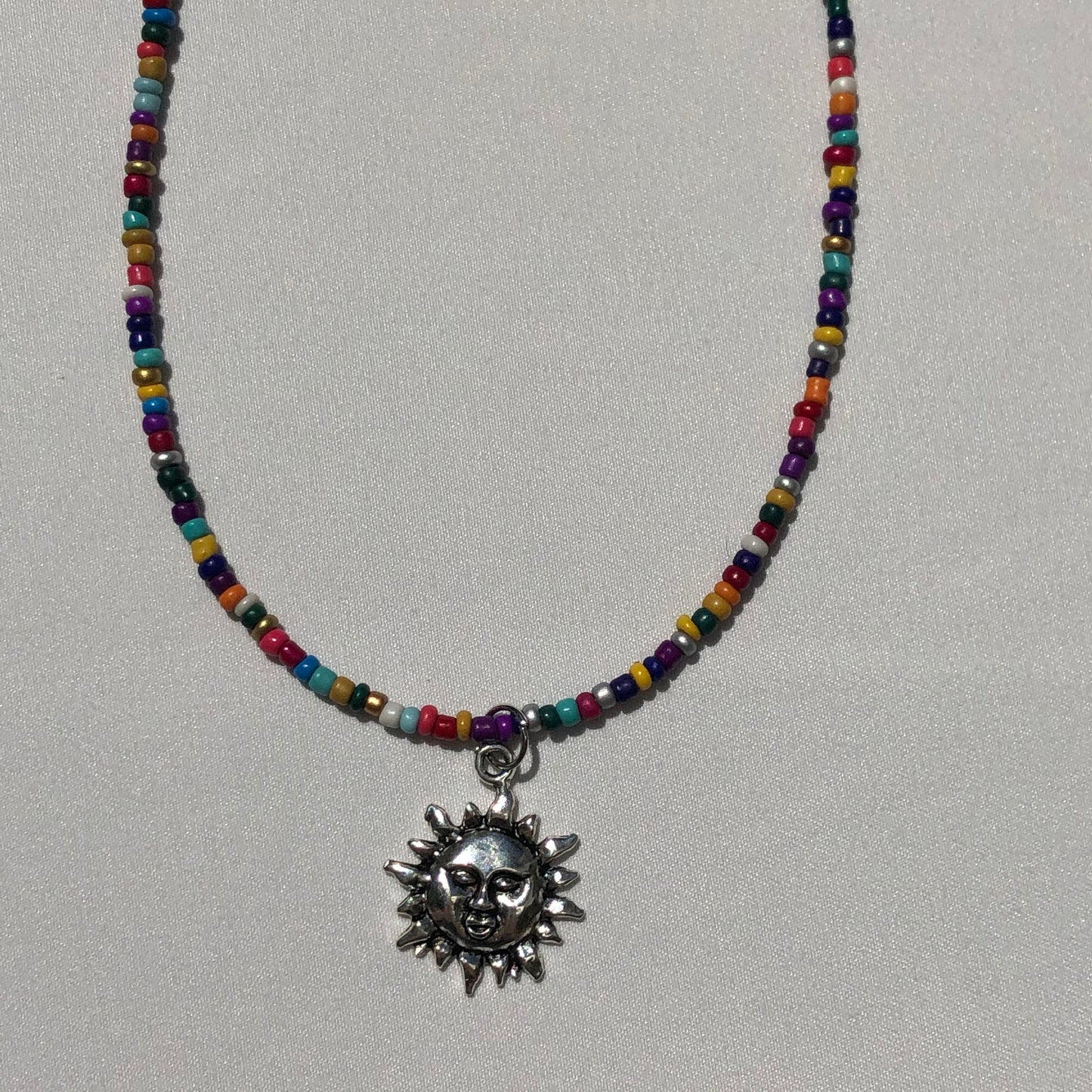 Multicolour Sun & Moon Necklaces