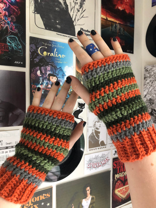 Coraline Crochet Fingerless Gloves