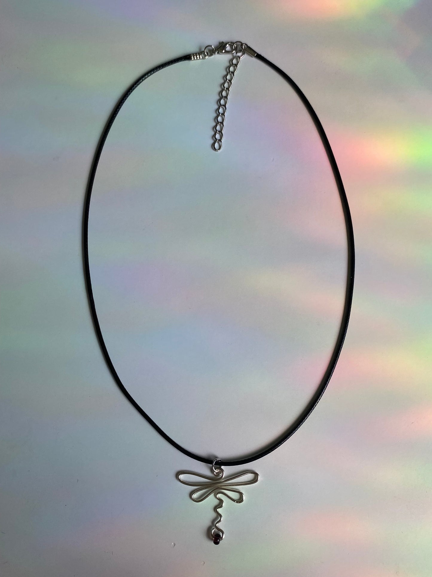 Wire Dragonfly Necklace