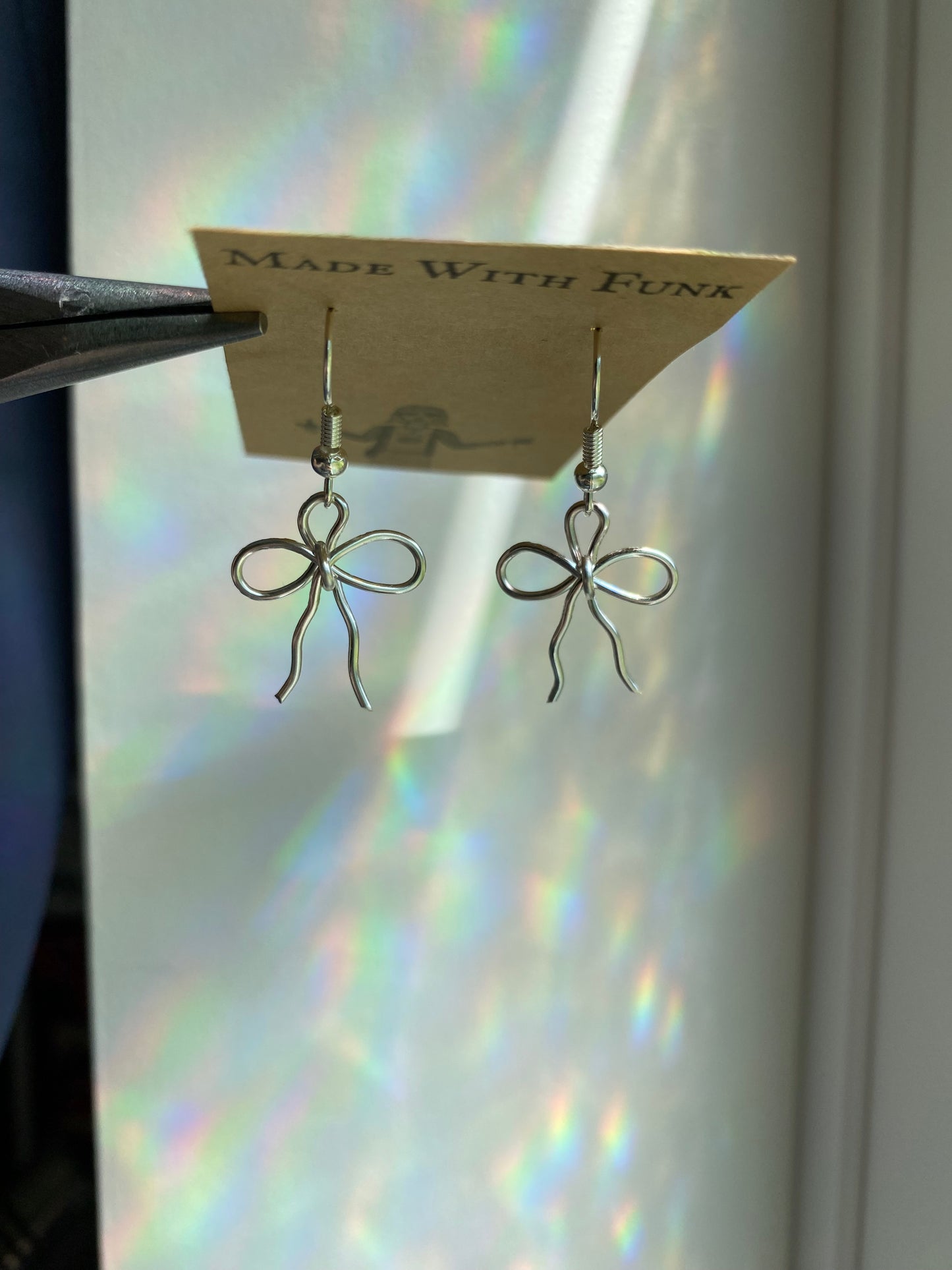 Wire Bow Earrings