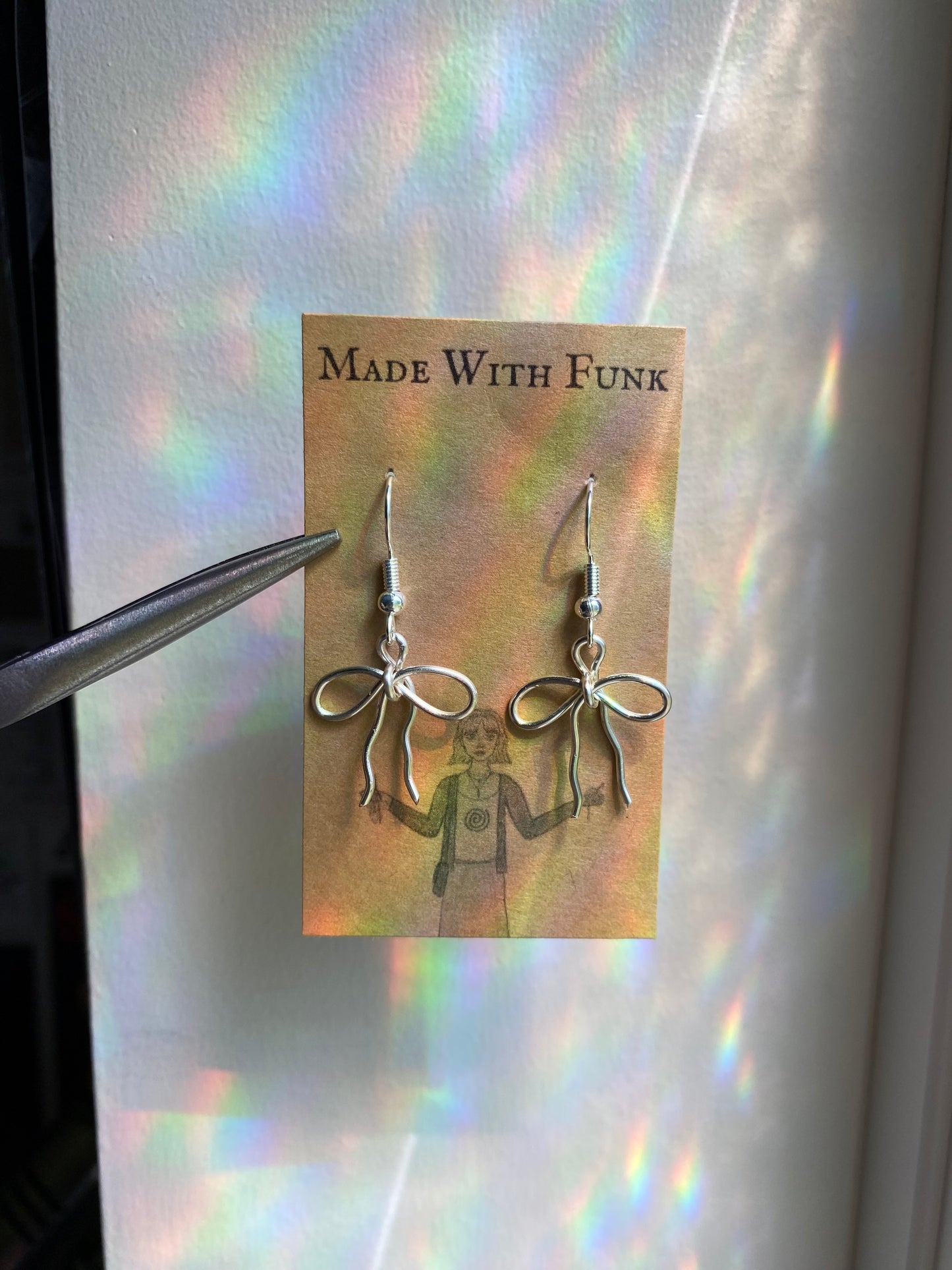 Wire Bow Earrings