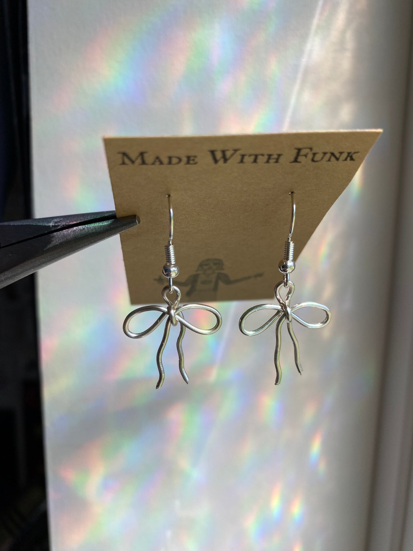 Wire Bow Earrings
