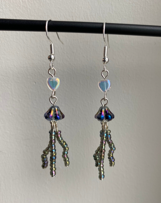 Heart Jellyfish Earrings