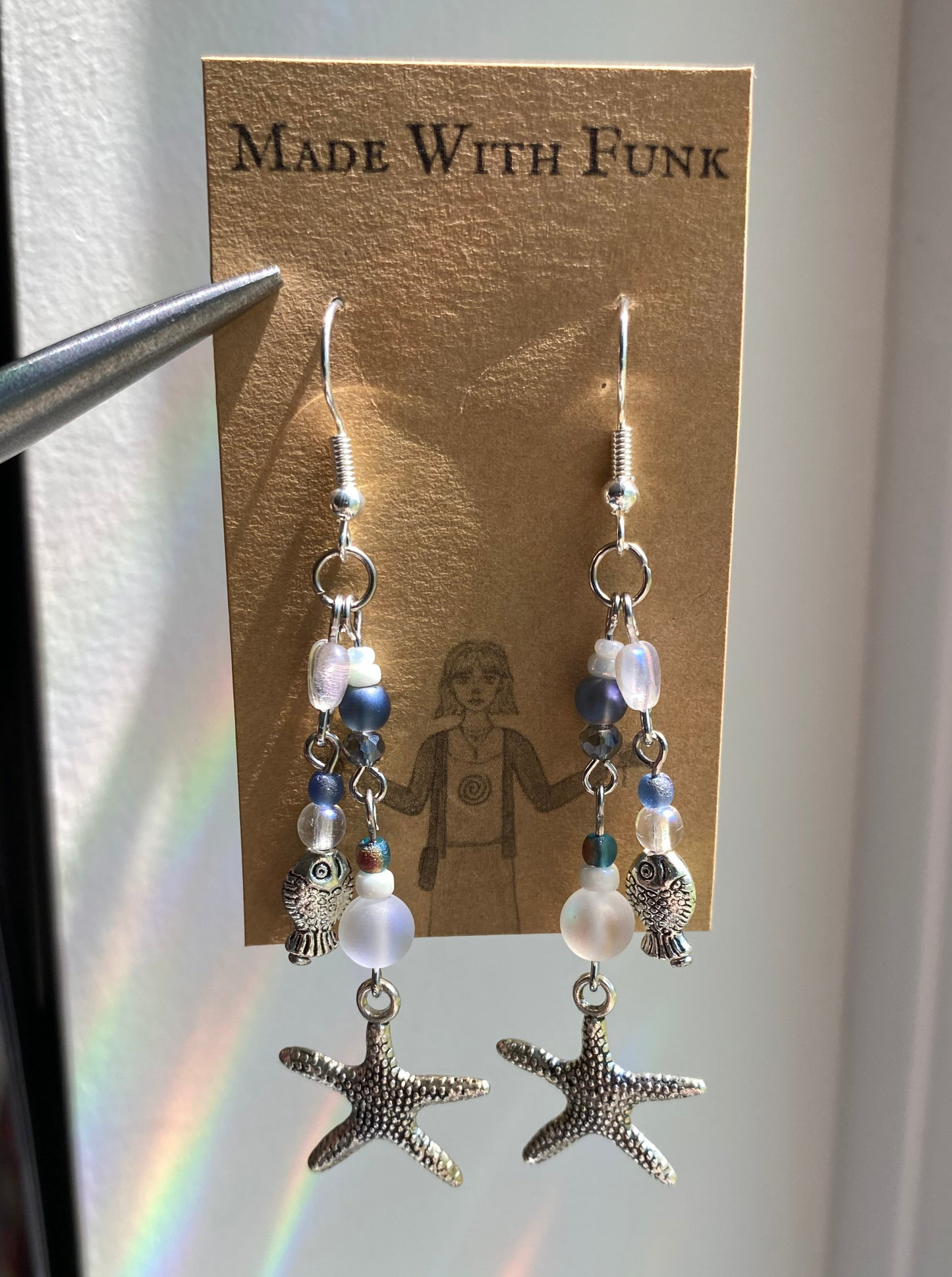 Ocean Starfish Cluster Earrings