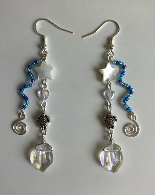Turtle Swirl Earrings