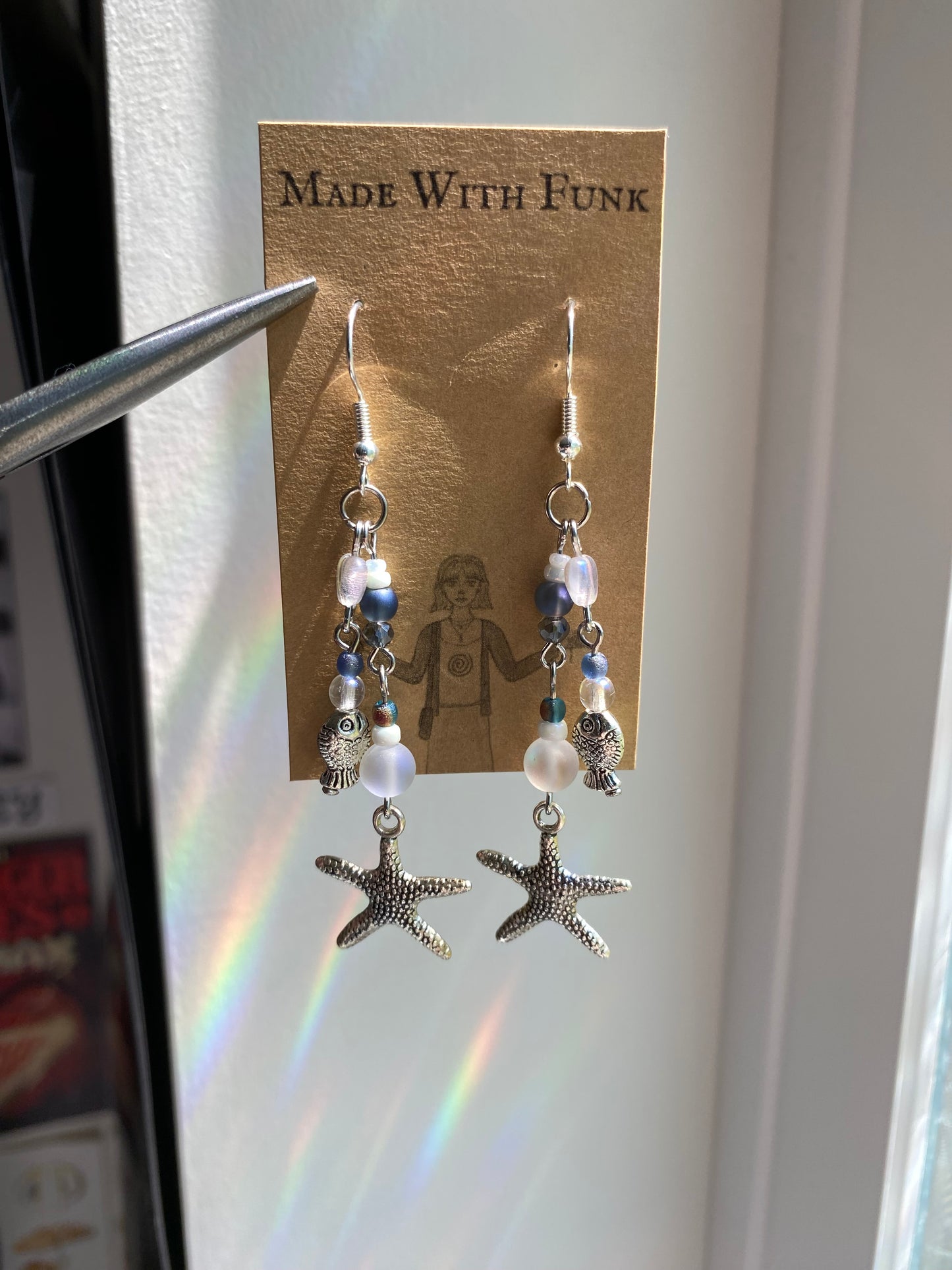 Ocean Starfish Cluster Earrings