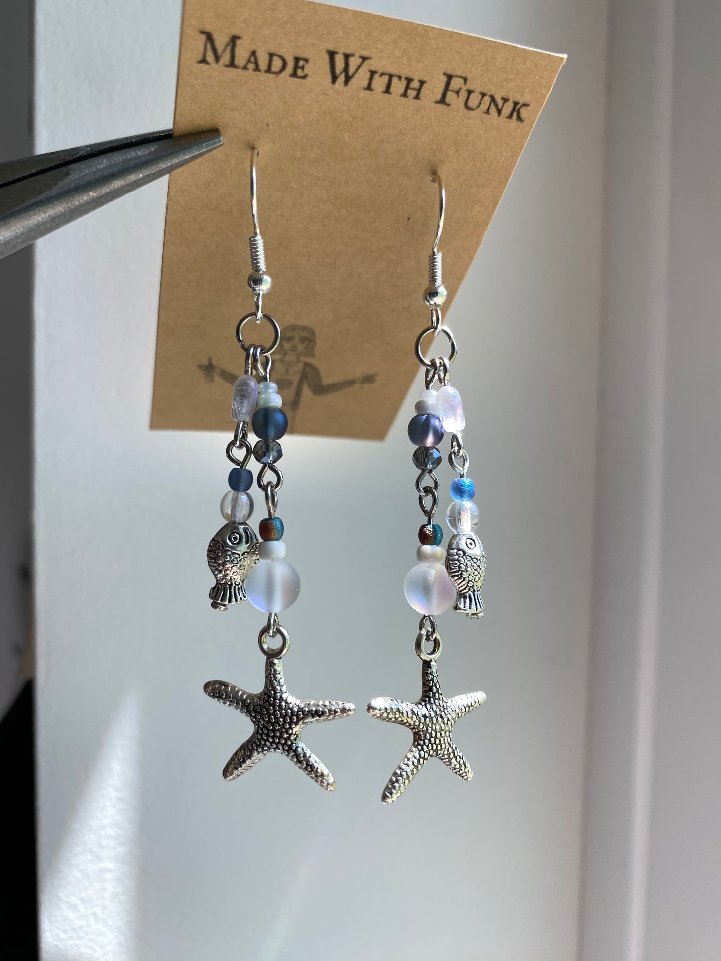 Ocean Starfish Cluster Earrings