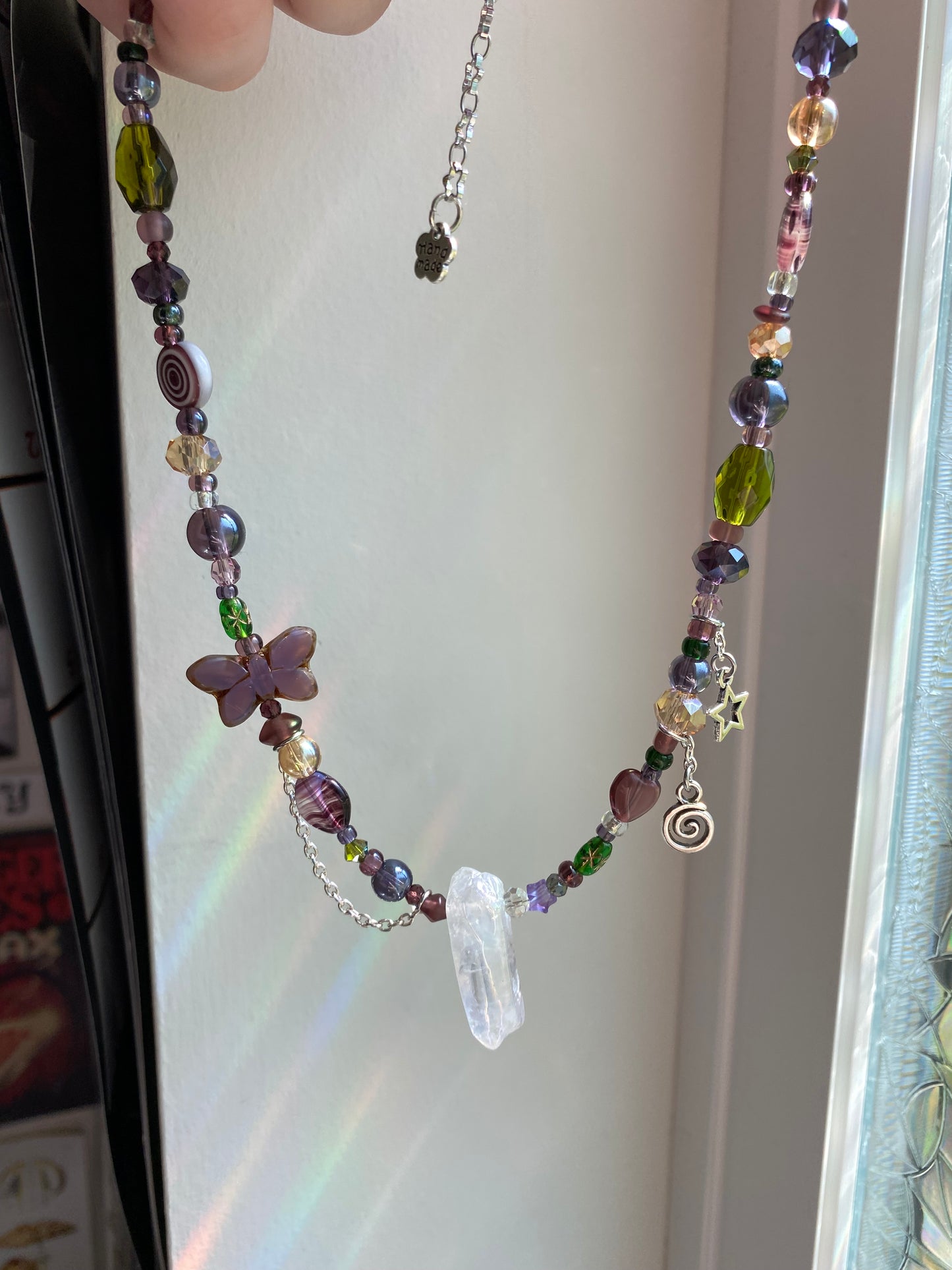 Purple Fairy Forest Necklace