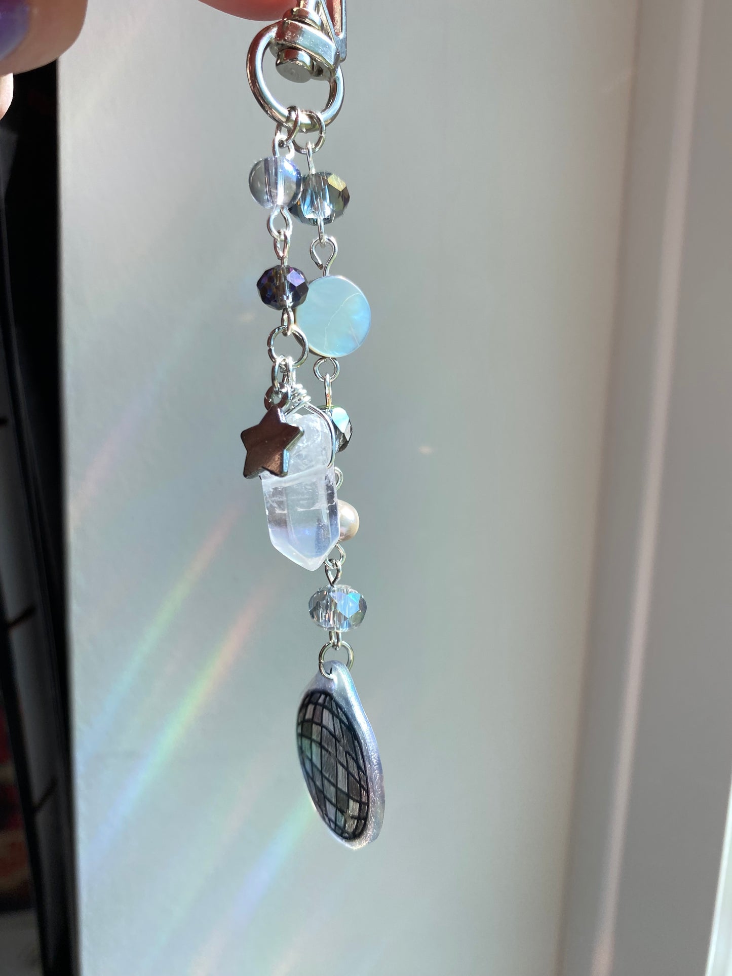 Folklore Mirrorball Keychain