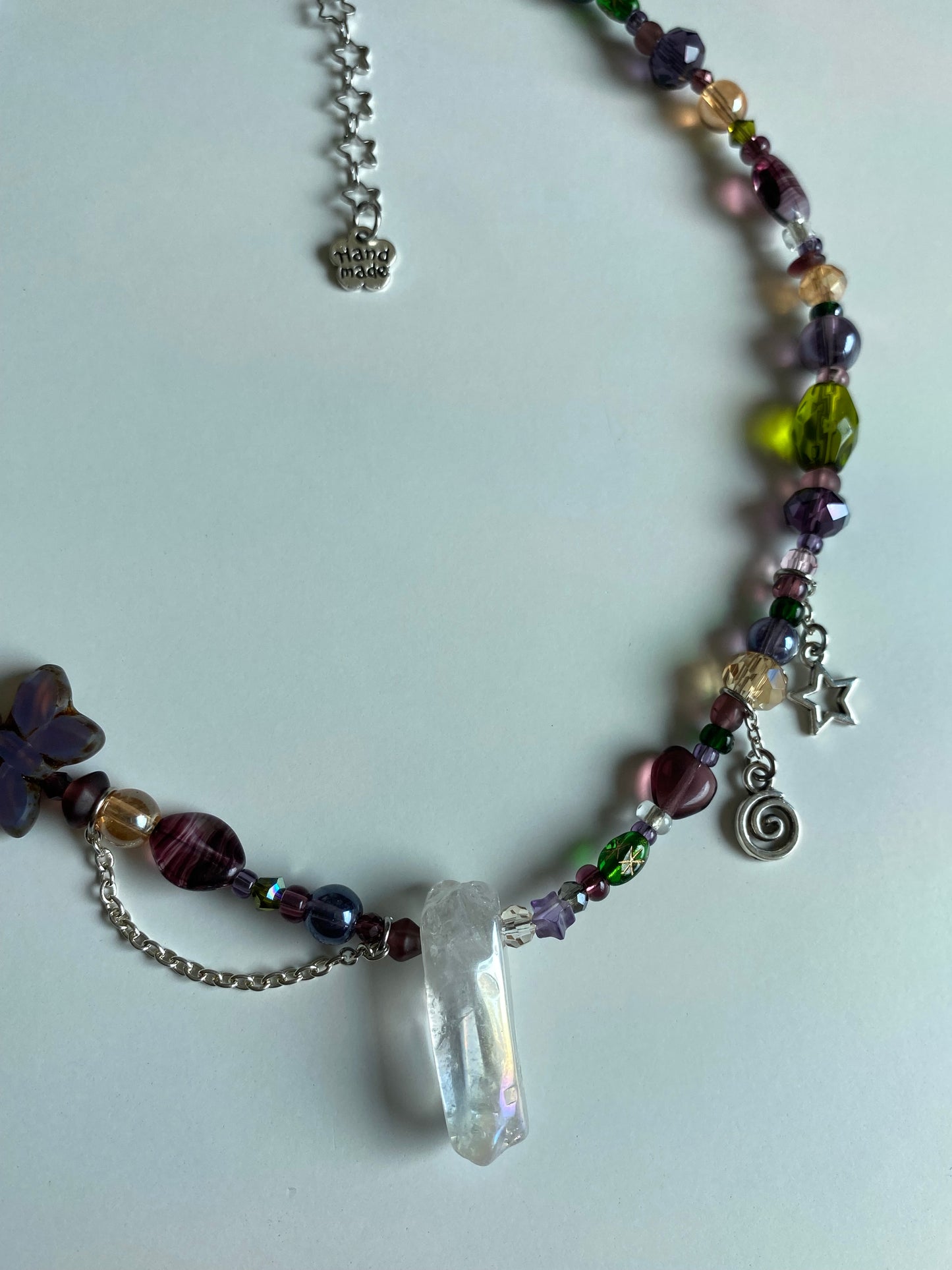 Purple Fairy Forest Necklace