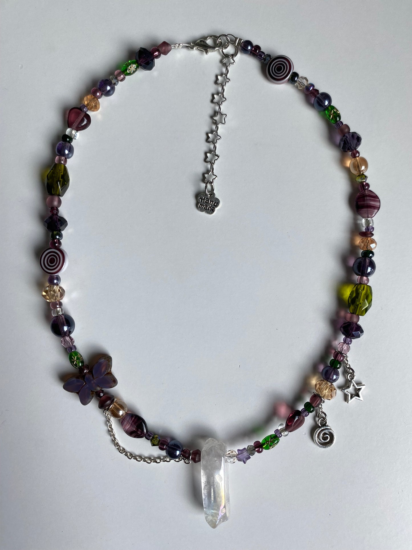 Purple Fairy Forest Necklace
