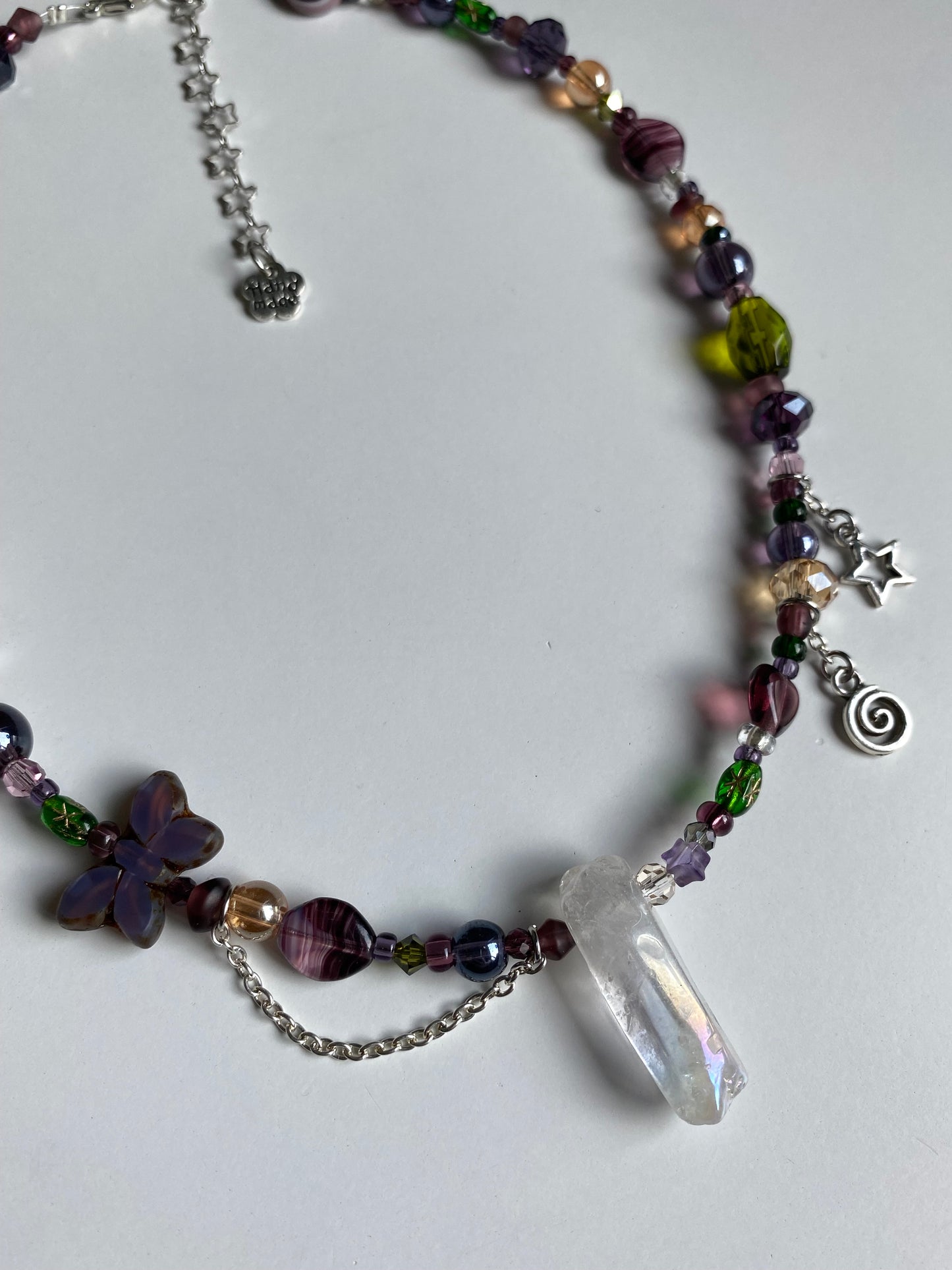 Purple Fairy Forest Necklace