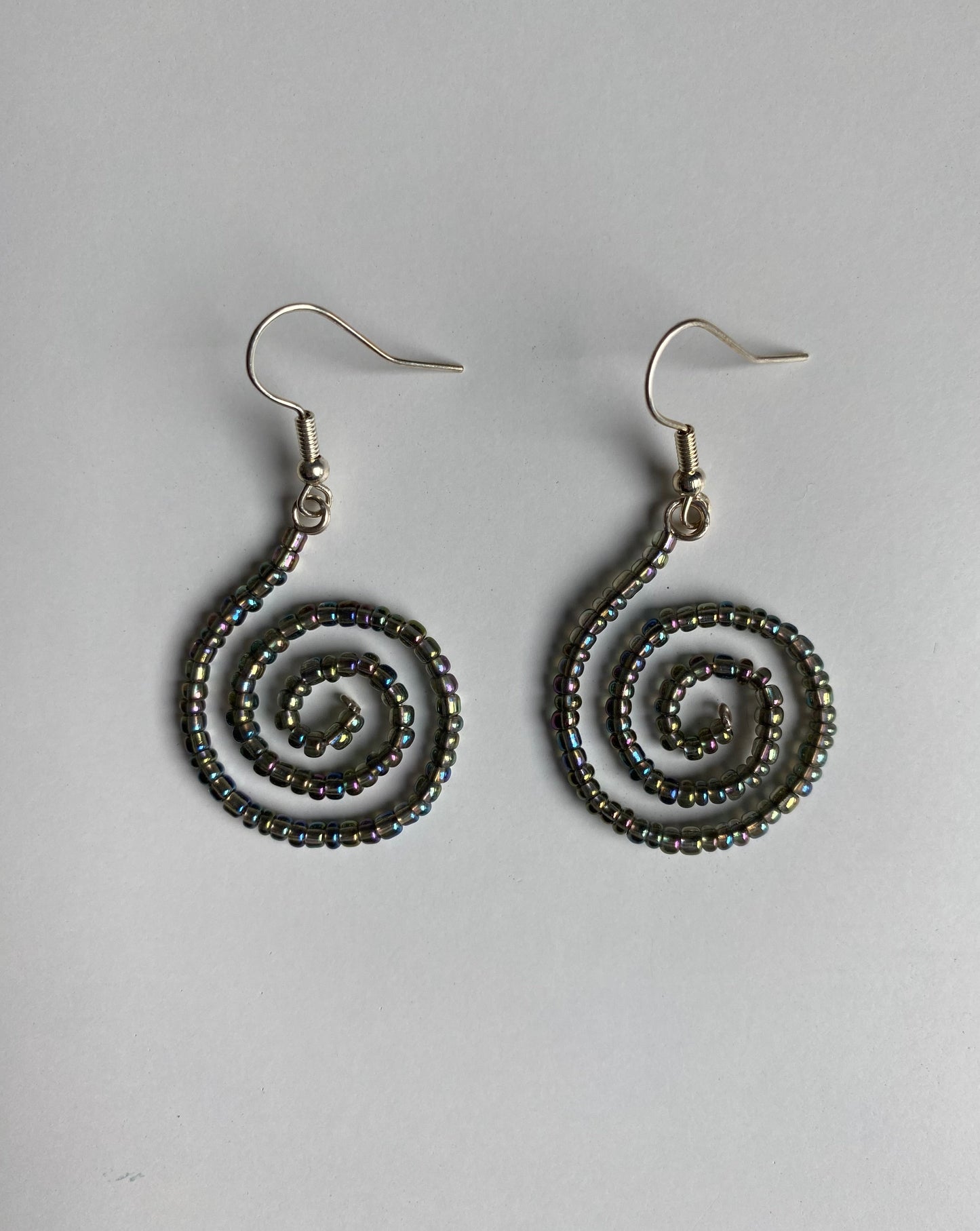 Bead Swirl Earrings