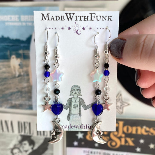 Blue Celestial Earring Set