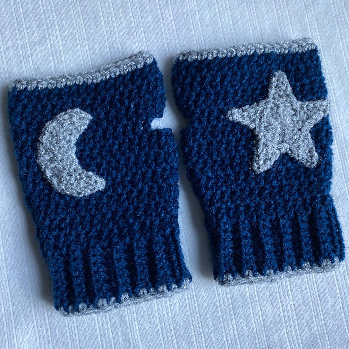 Celestial Crochet Fingerless Gloves