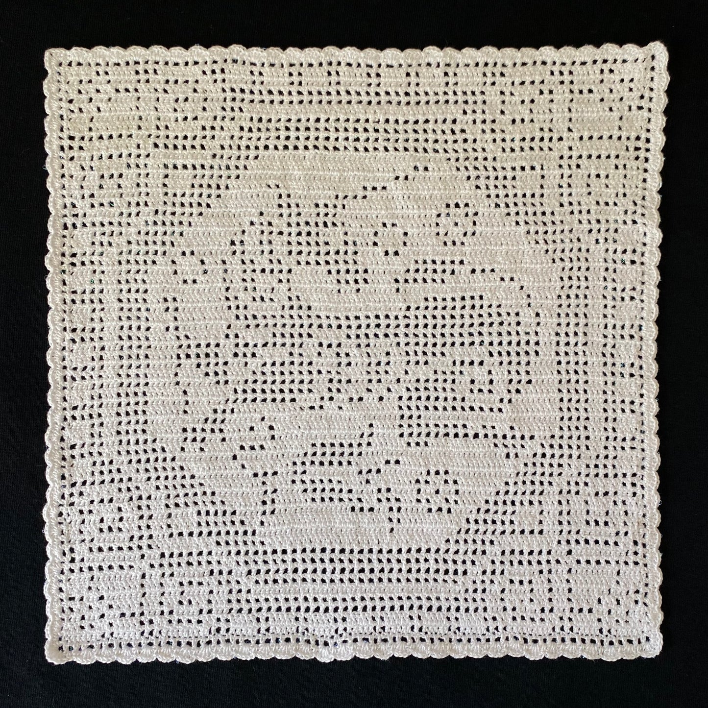 Sparkly Unicorn Crochet Tapestry