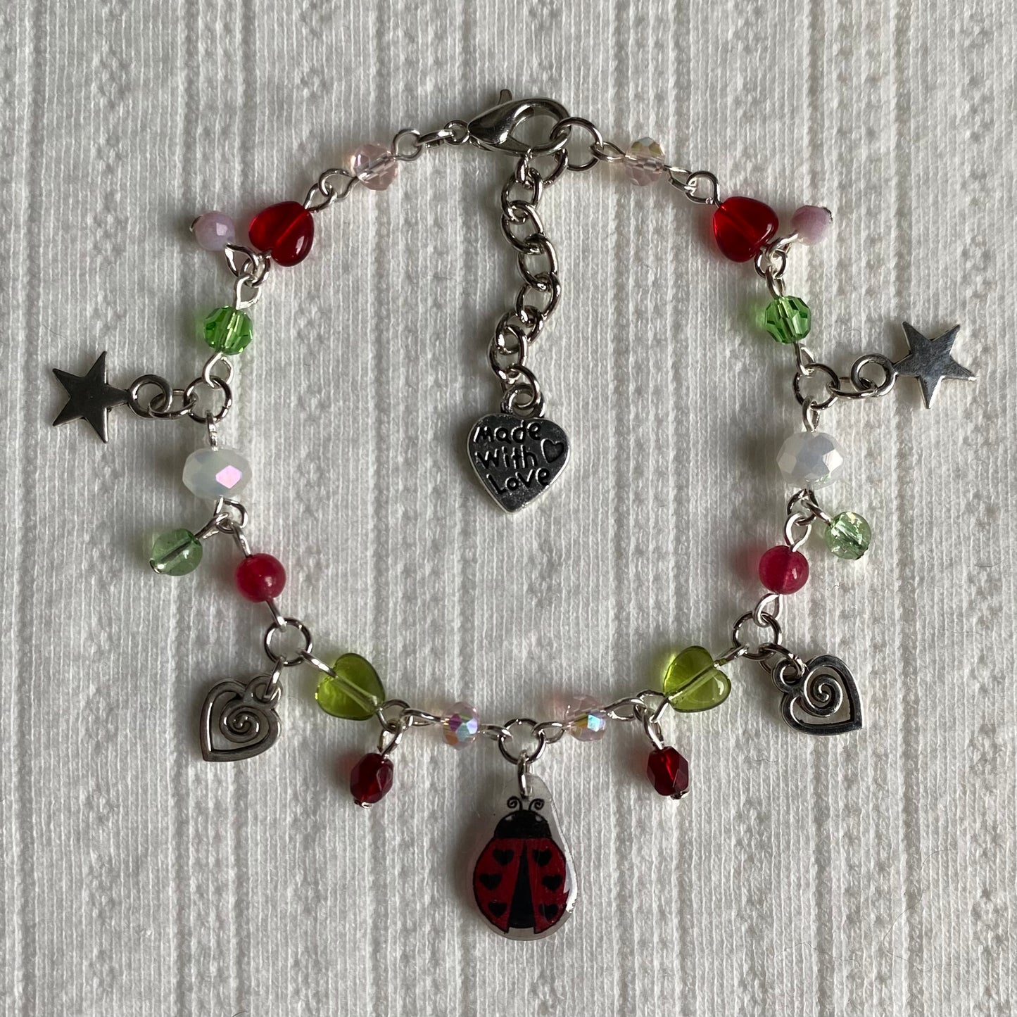 “Lovebug” Valentine’s Day Charm Bracelet ♡