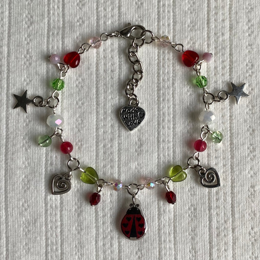 “Lovebug” Valentine’s Day Charm Bracelet ♡