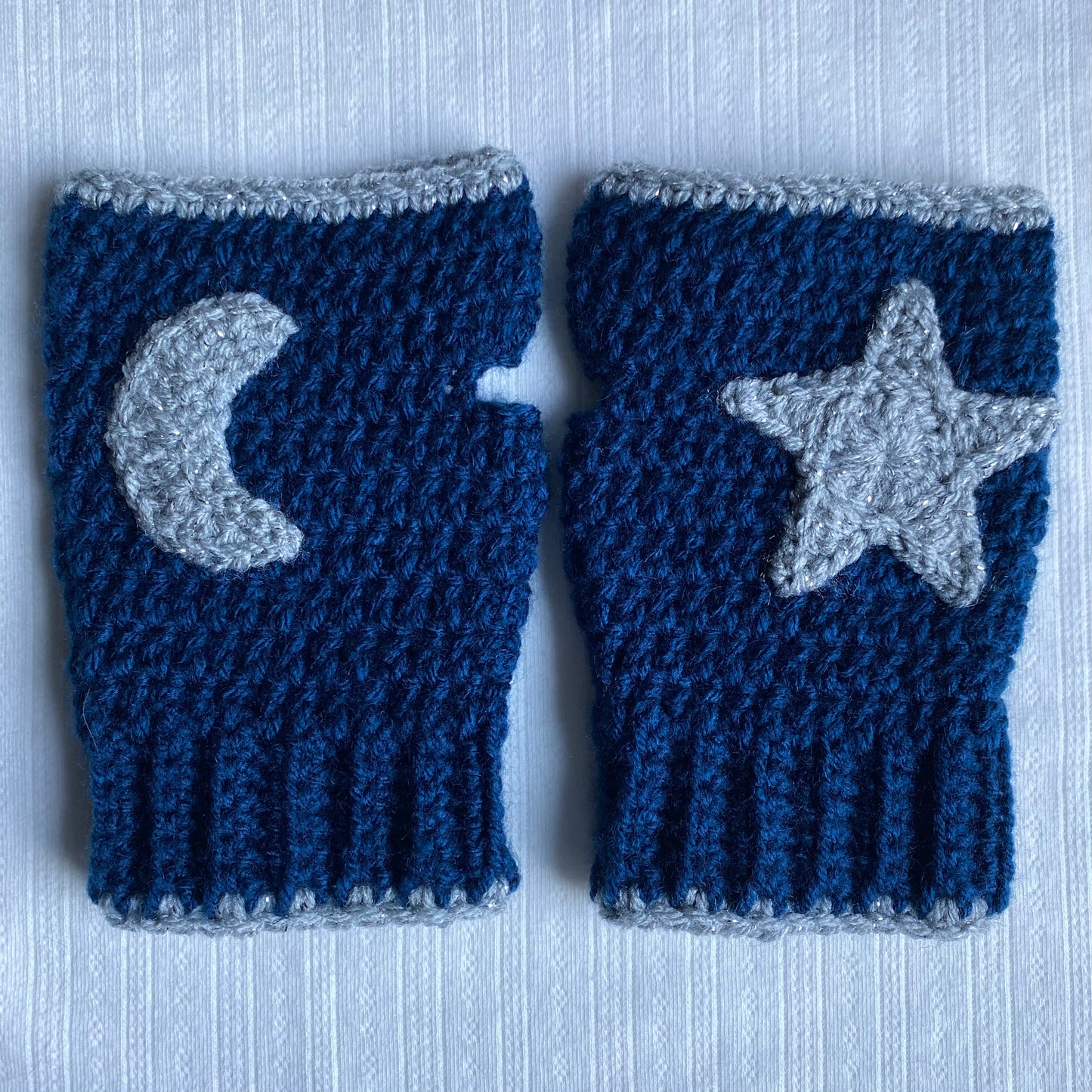 Celestial Crochet Fingerless Gloves