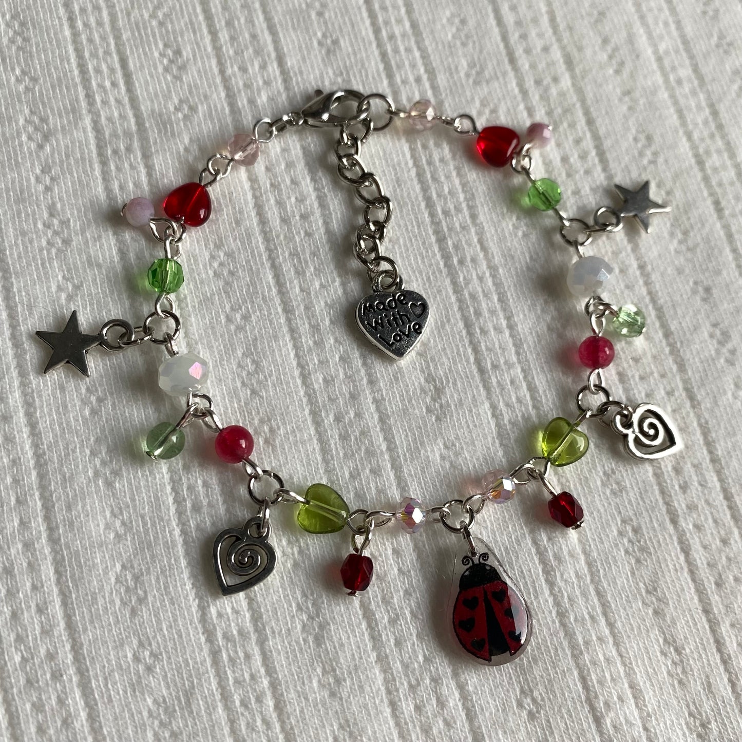 “Lovebug” Valentine’s Day Charm Bracelet ♡