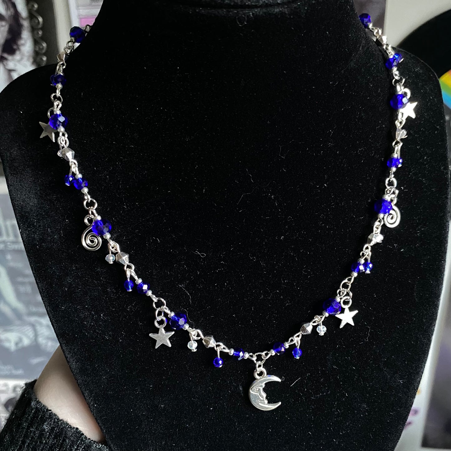 Vintage Inspired Celestial Charm Necklace