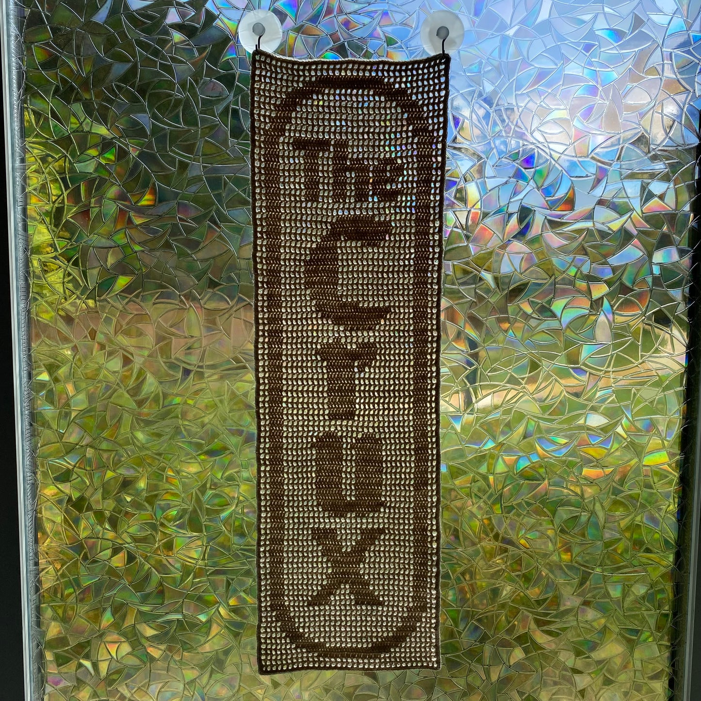 Djo “The Crux” Inspired Filet Crochet Tapestry *MADE TO ORDER*