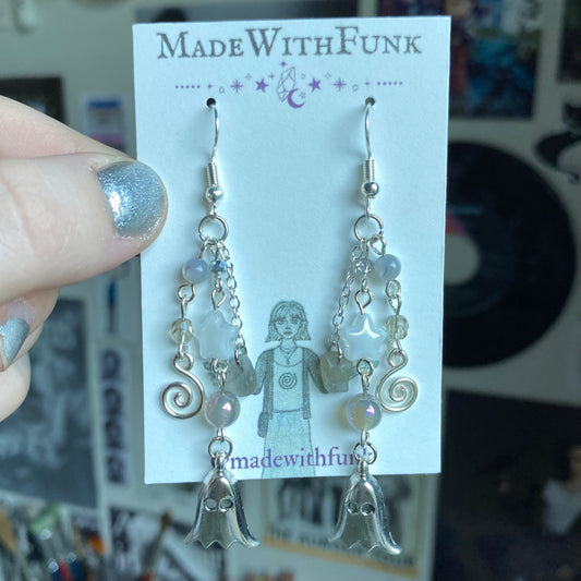Whimsical Ghost Earrings