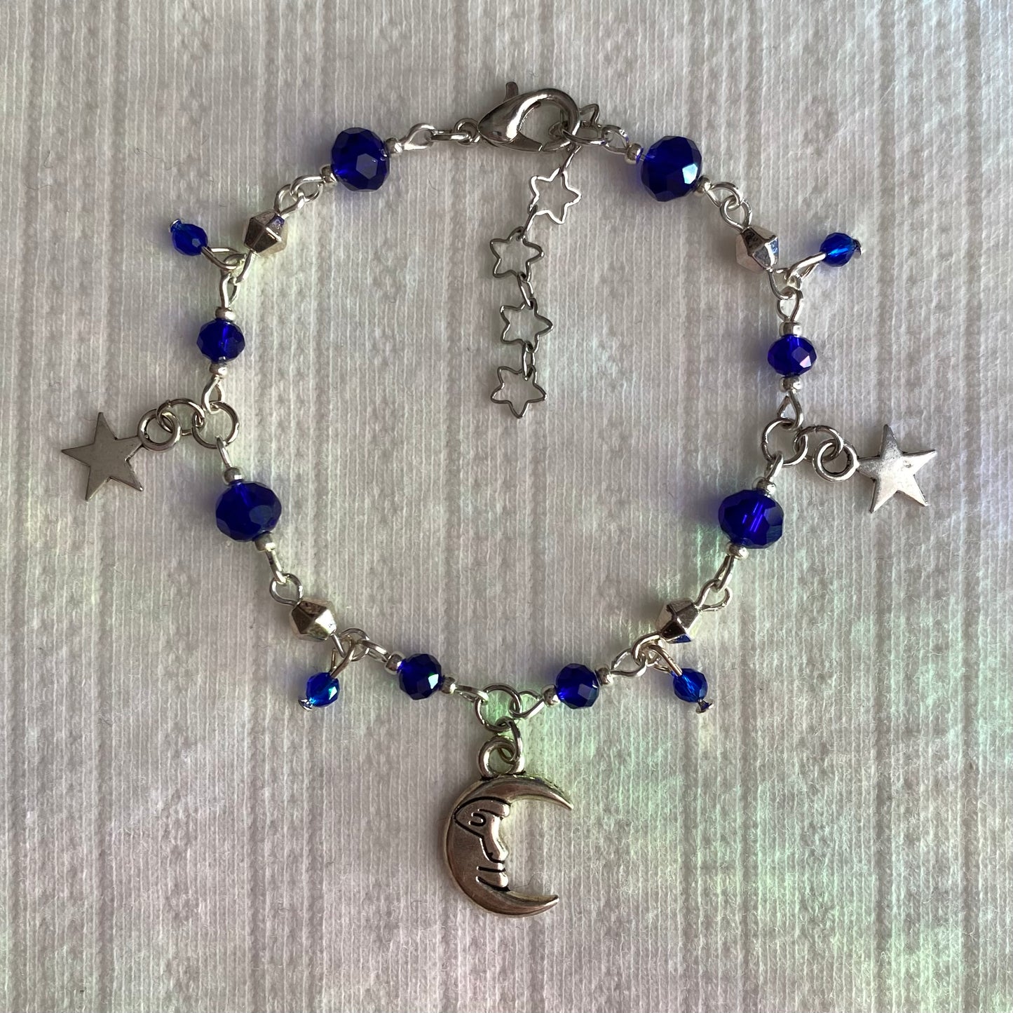 Vintage Inspired Celestial Charm Bracelet