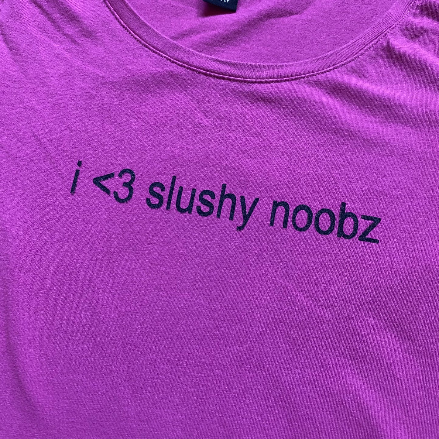 “I <3 Slushy Noobz” Screen Printed Shirt